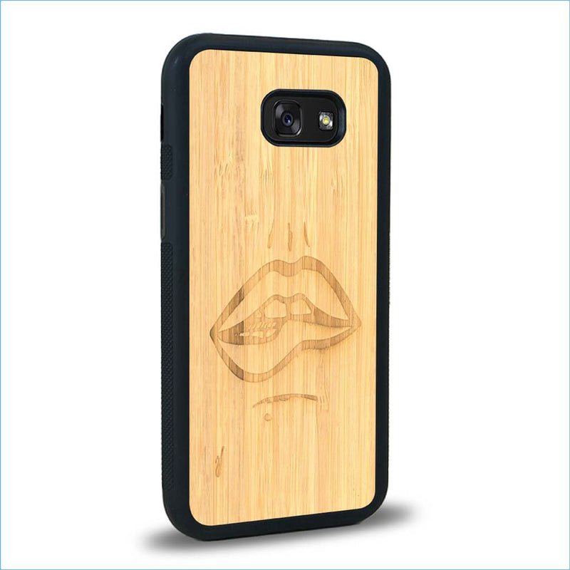 Coque Samsung A5 - The Kiss - Coque en bois