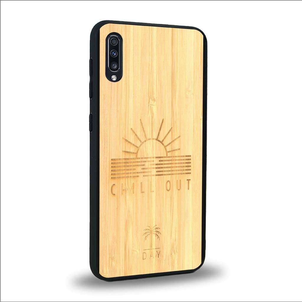 Coque Samsung A50 - La Chill Out - Coque en bois