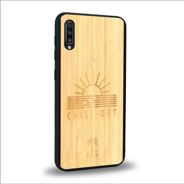 Coque Samsung A50 - La Chill Out - Coque en bois