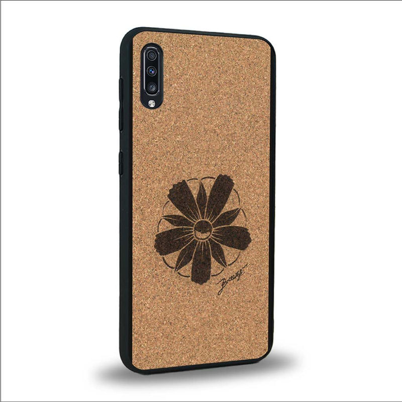 Coque Samsung A50 - La Fleur des Montagnes - Coque en bois