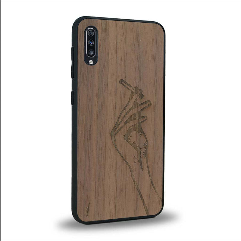 Coque Samsung A50 - La Garçonne - Coque en bois