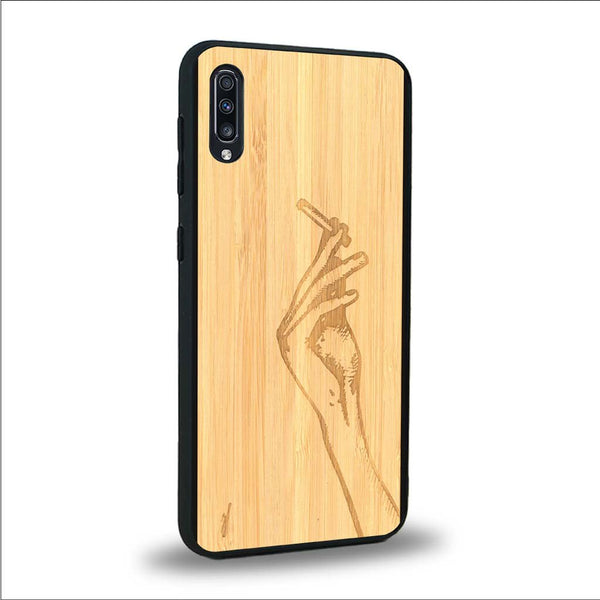 Coque Samsung A50 - La Garçonne - Coque en bois