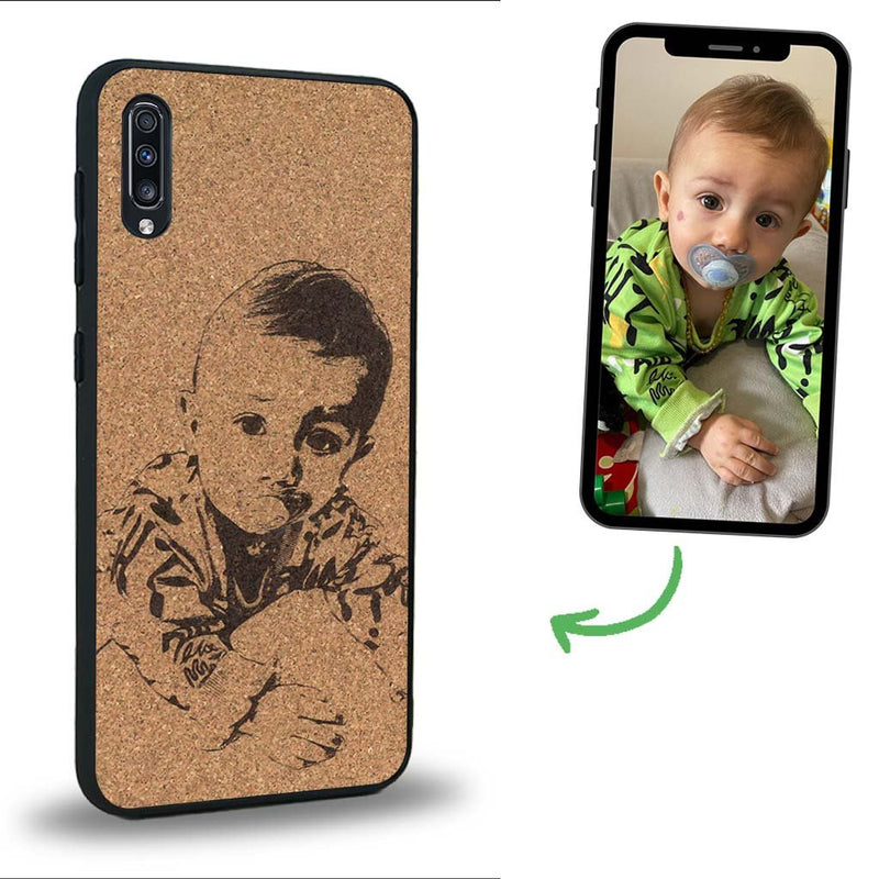 Coque Samsung A50 - La Personnalisable - Coque en bois