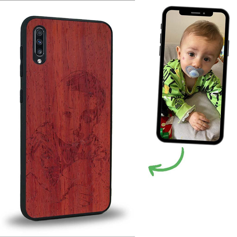 Coque Samsung A50 - La Personnalisable - Coque en bois