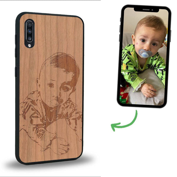 Coque Samsung A50 - La Personnalisable - Coque en bois