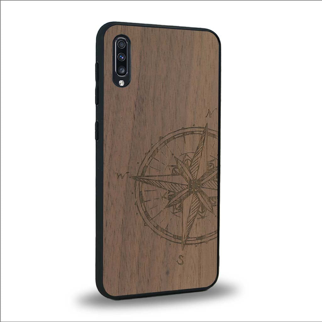 Coque Samsung A50 - La Rose des Vents - Coque en bois