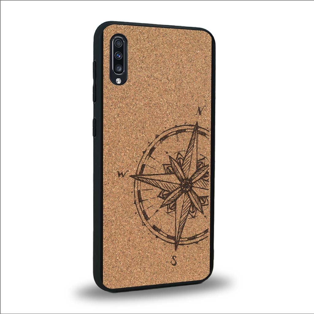 Coque Samsung A50 - La Rose des Vents - Coque en bois