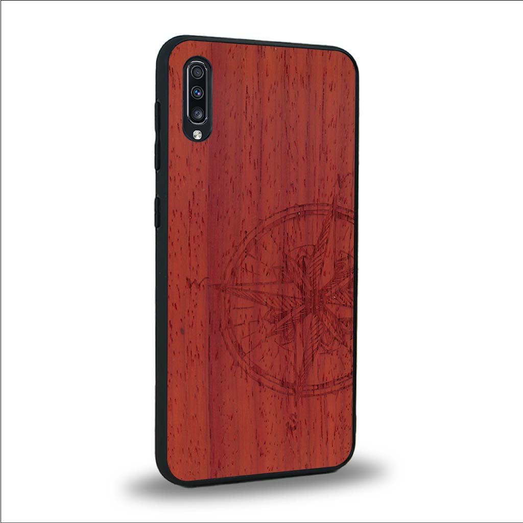 Coque Samsung A50 - La Rose des Vents - Coque en bois