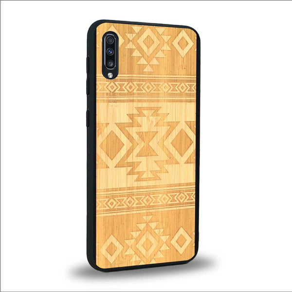 Coque Samsung A50 - L'Aztec - Coque en bois