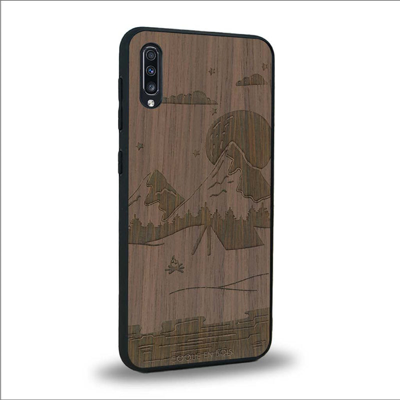 Coque Samsung A50 - Le Campsite - Coque en bois