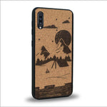 Coque Samsung A50 - Le Campsite - Coque en bois