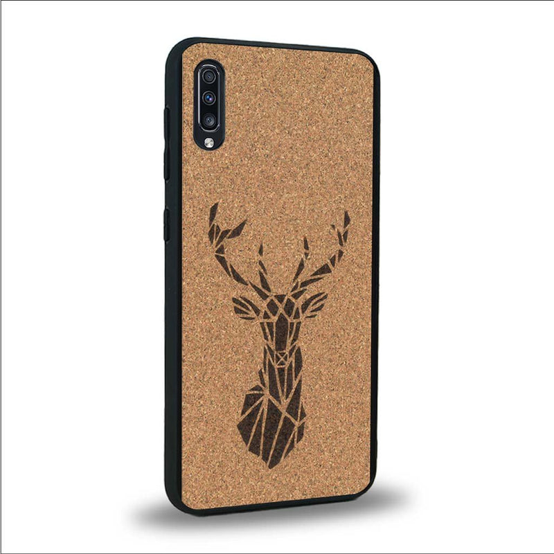 Coque Samsung A50 - Le Cerf - Coque en bois