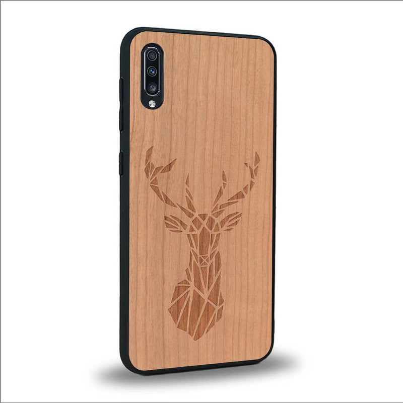 Coque Samsung A50 - Le Cerf - Coque en bois