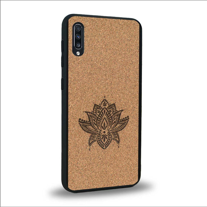 Coque Samsung A50 - Le Lotus - Coque en bois