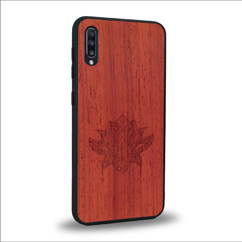 Coque Samsung A50 - Le Lotus - Coque en bois