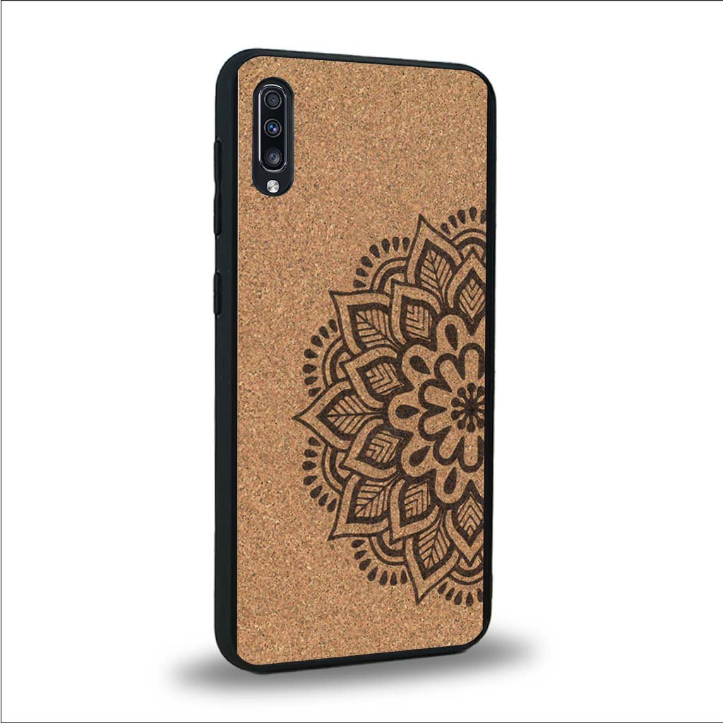 Coque Samsung A50 - Le Mandala Sanskrit - Coque en bois