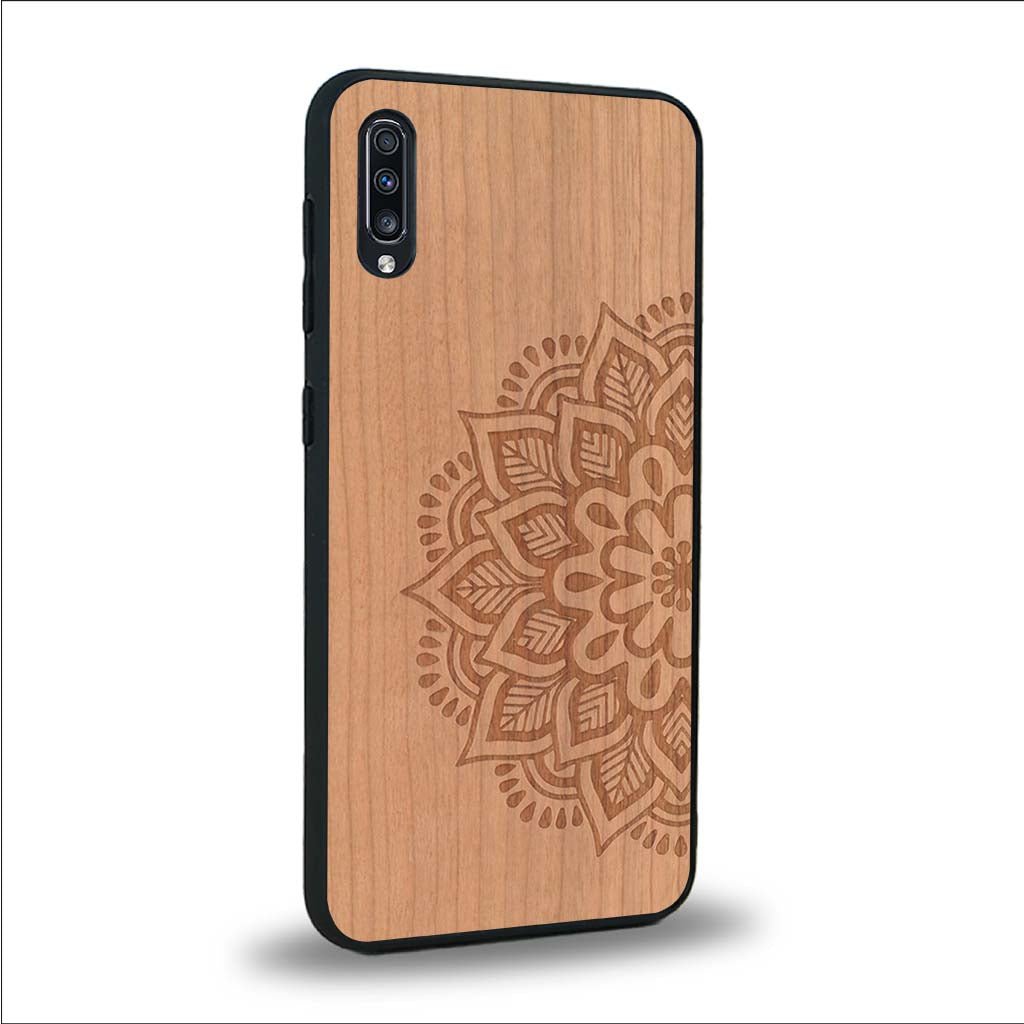 Coque Samsung A50 - Le Mandala Sanskrit - Coque en bois