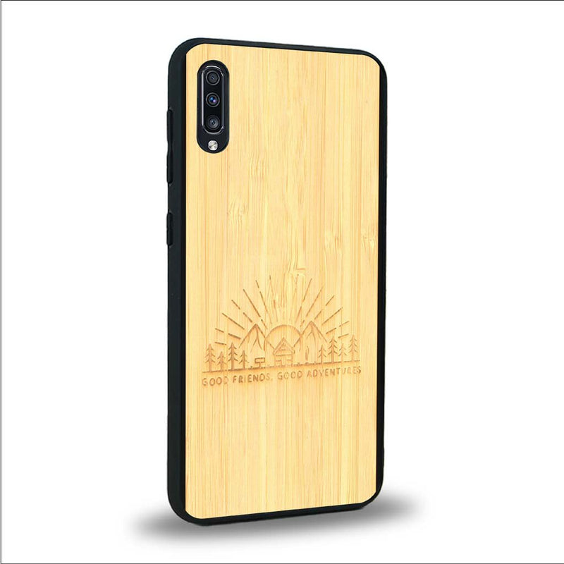 Coque Samsung A50 - Sunset Lovers - Coque en bois