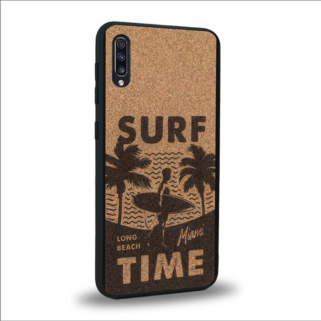 Coque Samsung A50 - Surf Time - Coque en bois