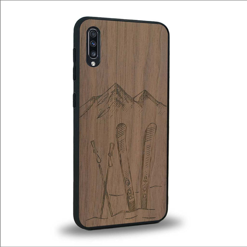 Coque Samsung A50 - Winter Holidays - Coque en bois