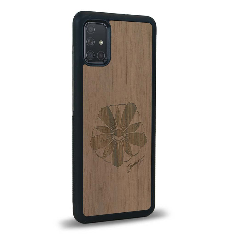 Coque Samsung A51 - La Fleur des Montagnes - Coque en bois