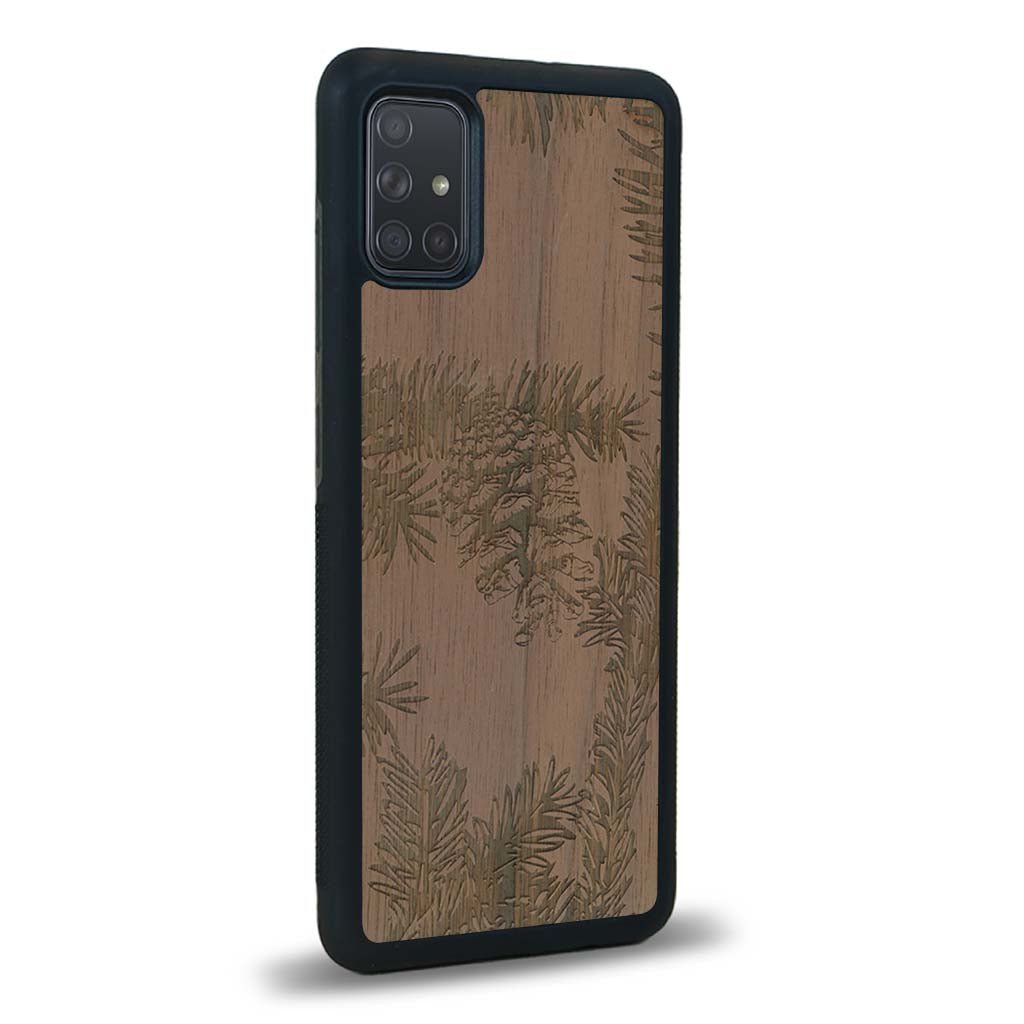 Coque Samsung A51 - La Pomme de Pin - Coque en bois