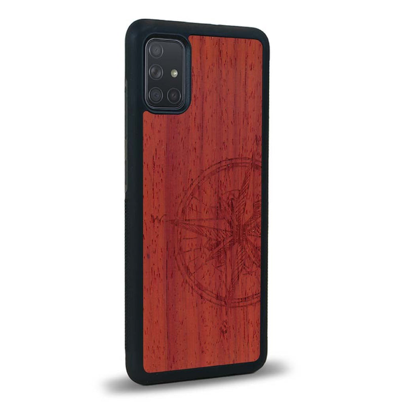 Coque Samsung A51 - La Rose des Vents - Coque en bois