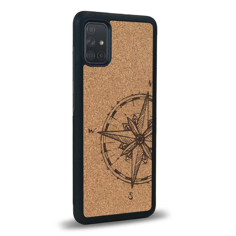 Coque Samsung A51 - La Rose des Vents - Coque en bois