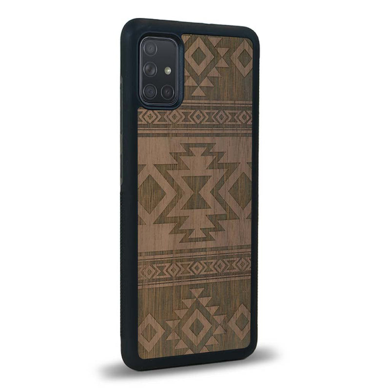 Coque Samsung A51 - L'Aztec - Coque en bois