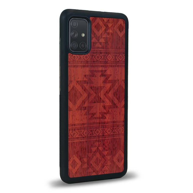 Coque Samsung A51 - L'Aztec - Coque en bois