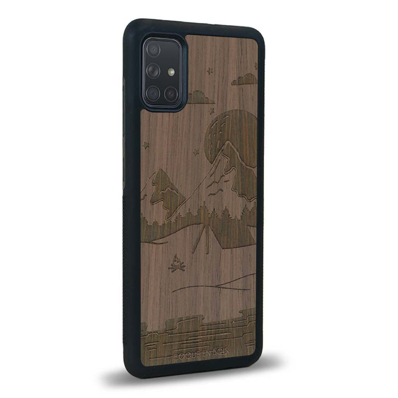 Coque Samsung A51 - Le Campsite - Coque en bois
