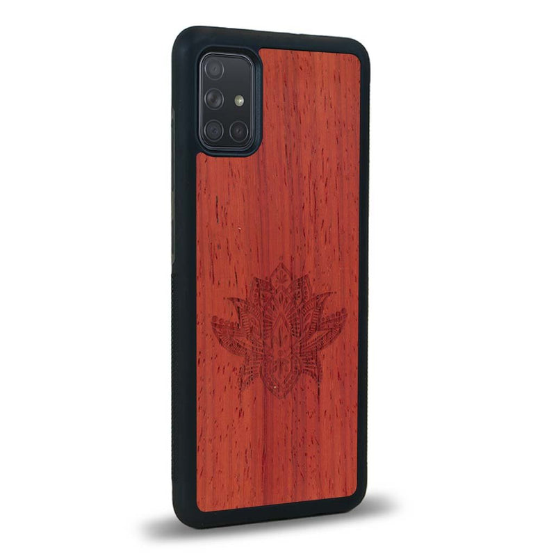 Coque Samsung A51 - Le Lotus - Coque en bois