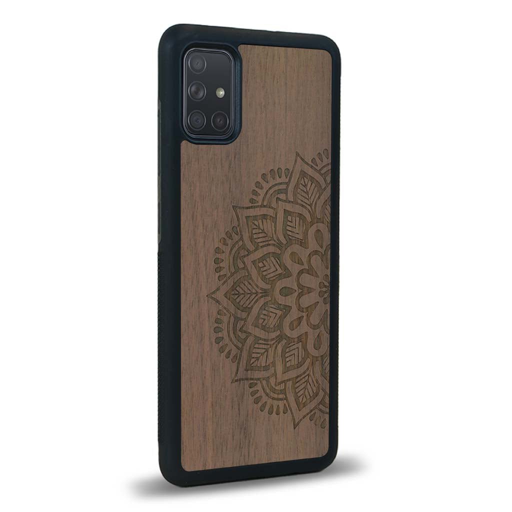 Coque Samsung A51 - Le Mandala Sanskrit - Coque en bois