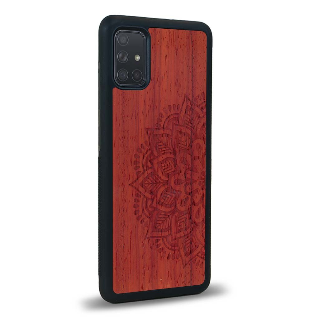 Coque Samsung A51 - Le Mandala Sanskrit - Coque en bois