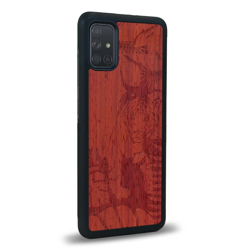 Coque Samsung A51 - Le Tigre - Coque en bois