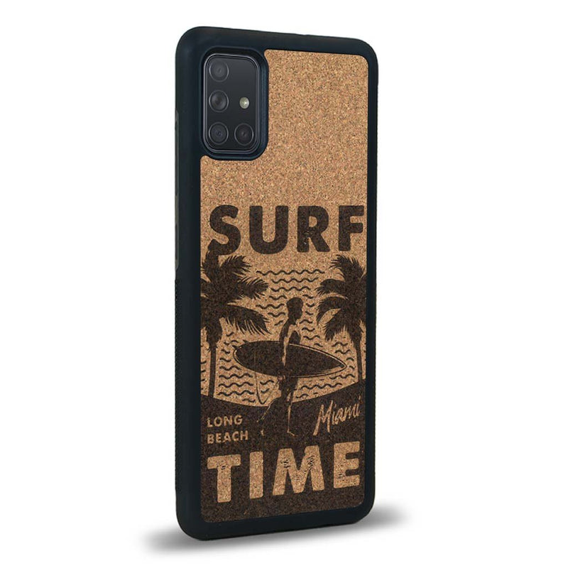 Coque Samsung A51 - Surf Time - Coque en bois