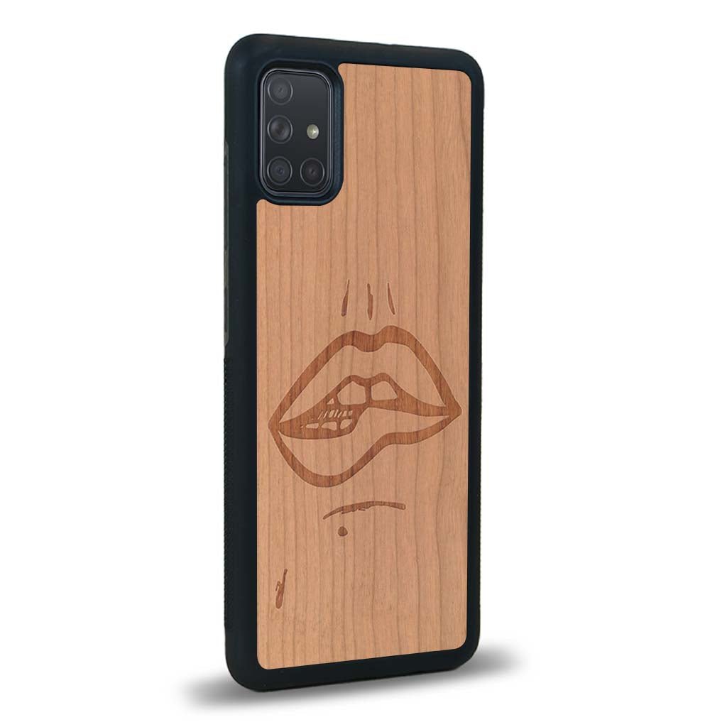 Coque Samsung A51 - The Kiss - Coque en bois