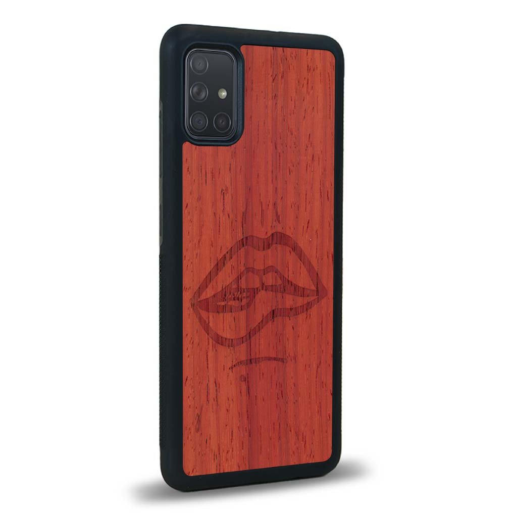 Coque Samsung A51 - The Kiss - Coque en bois