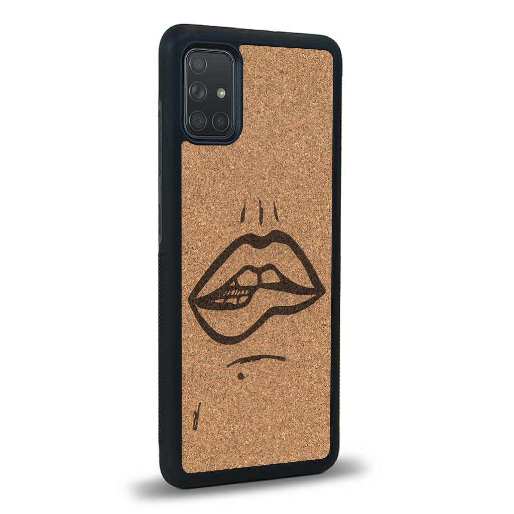 Coque Samsung A51 - The Kiss - Coque en bois