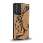 Coque Samsung A52 - Au féminin - Coque en bois