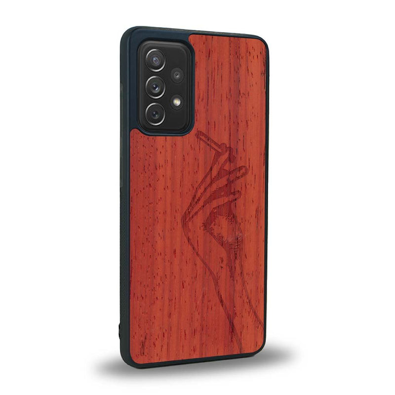 Coque Samsung A52 - La Garçonne - Coque en bois