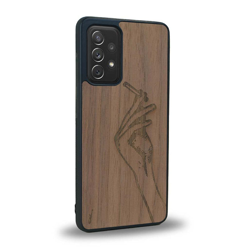 Coque Samsung A52 - La Garçonne - Coque en bois