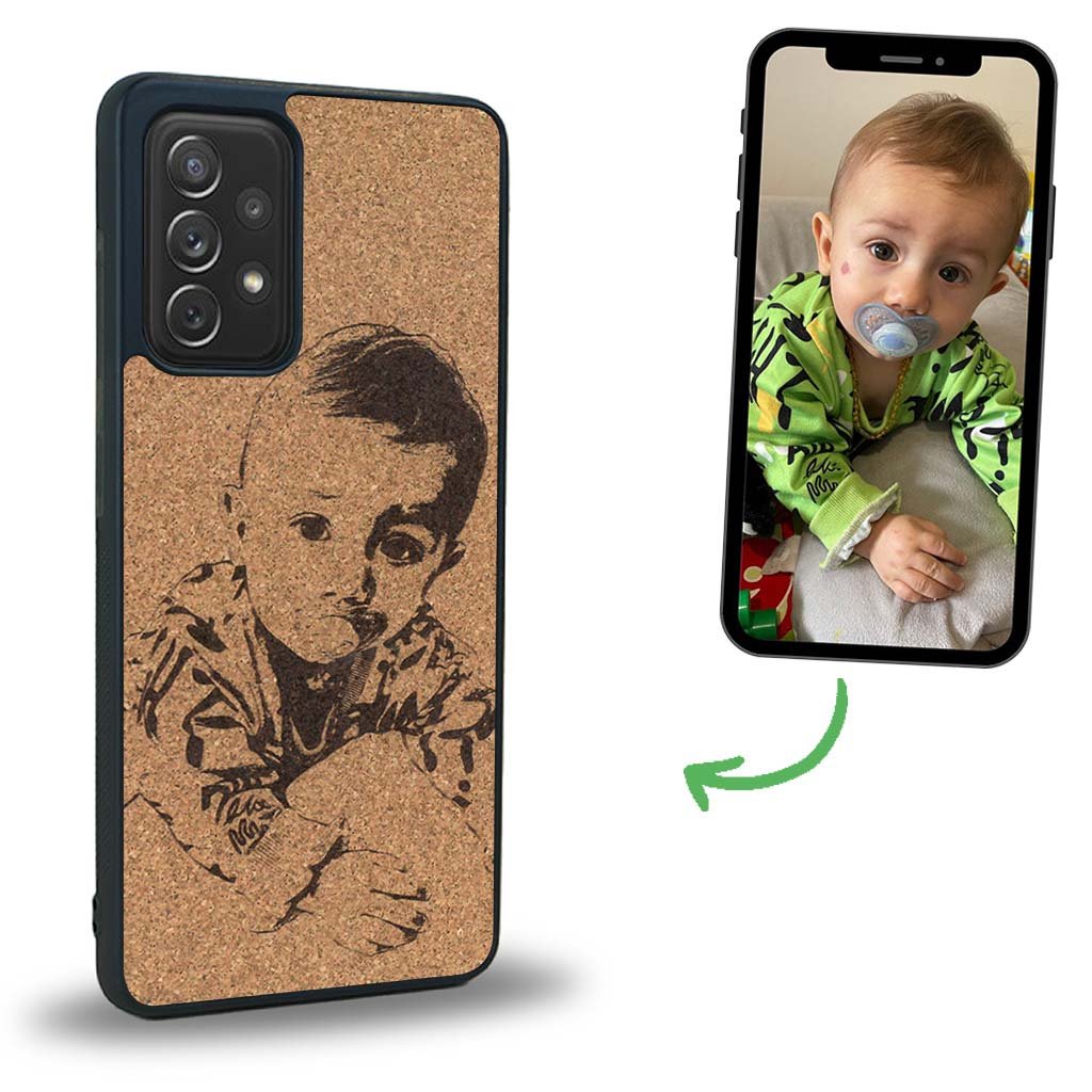 Coque Samsung A52 - La Personnalisable - Coque en bois