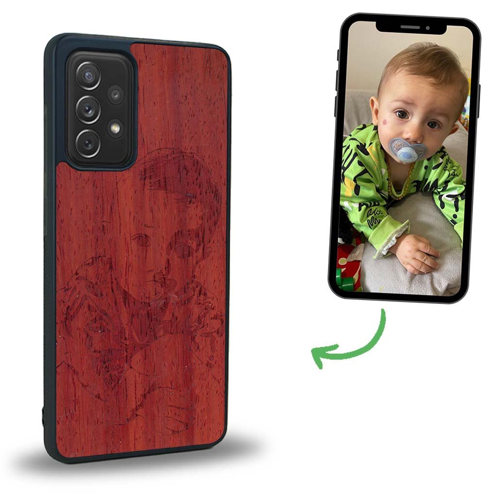 Coque Samsung A52 - La Personnalisable - Coque en bois