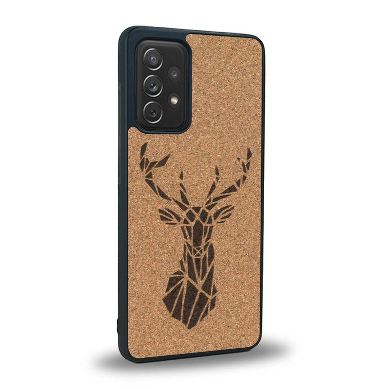 Coque Samsung A52 - Le Cerf - Coque en bois