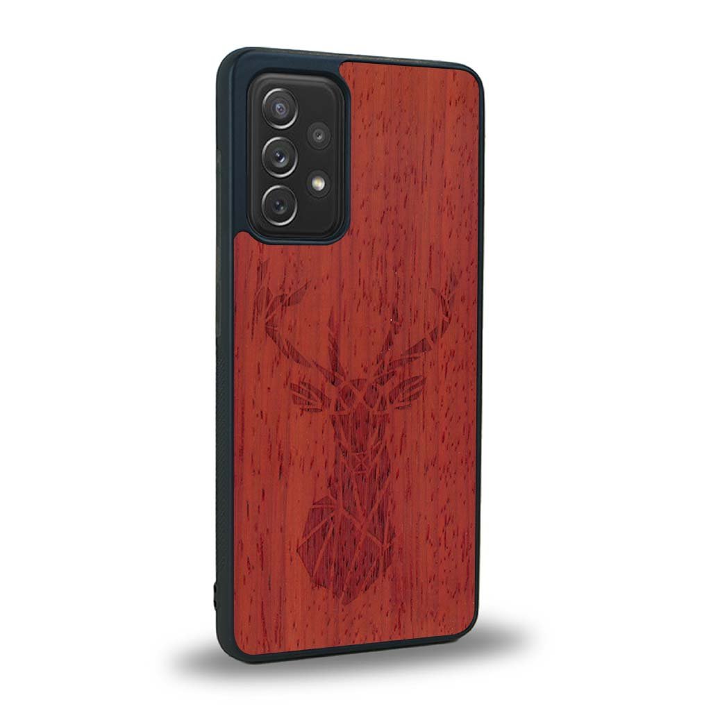 Coque Samsung A52 - Le Cerf - Coque en bois