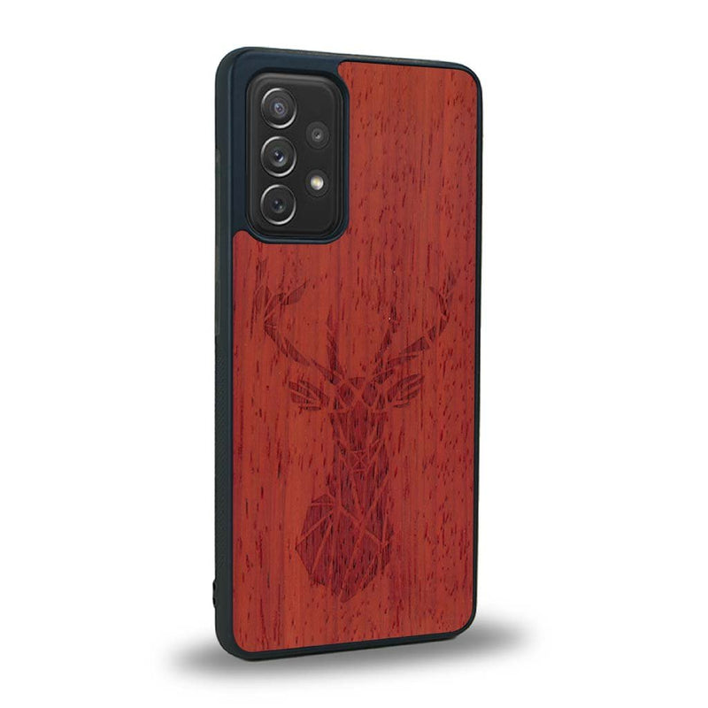 Coque Samsung A52 - Le Cerf - Coque en bois