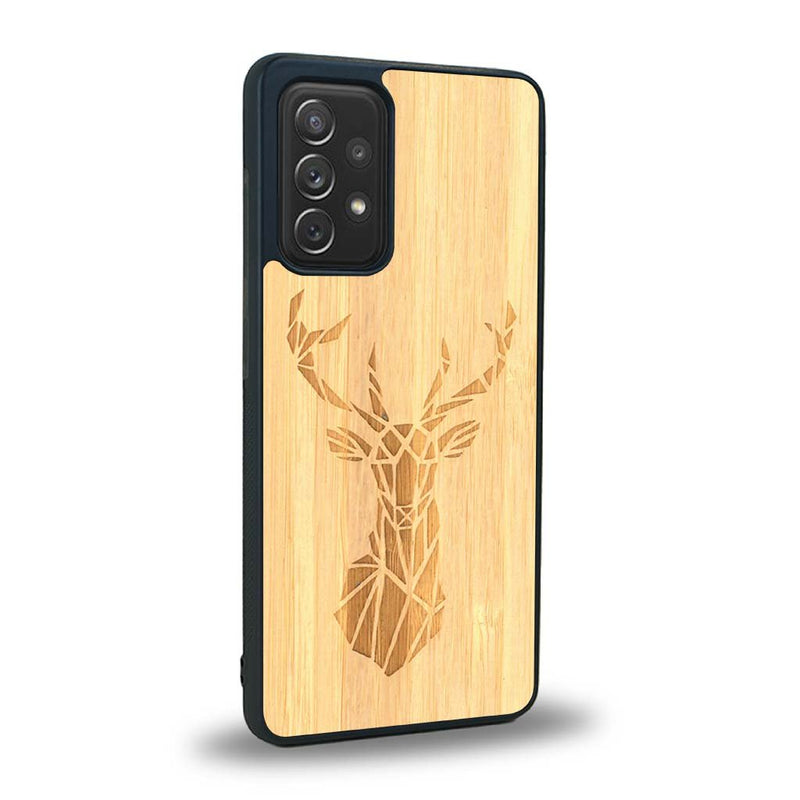 Coque Samsung A52 - Le Cerf - Coque en bois