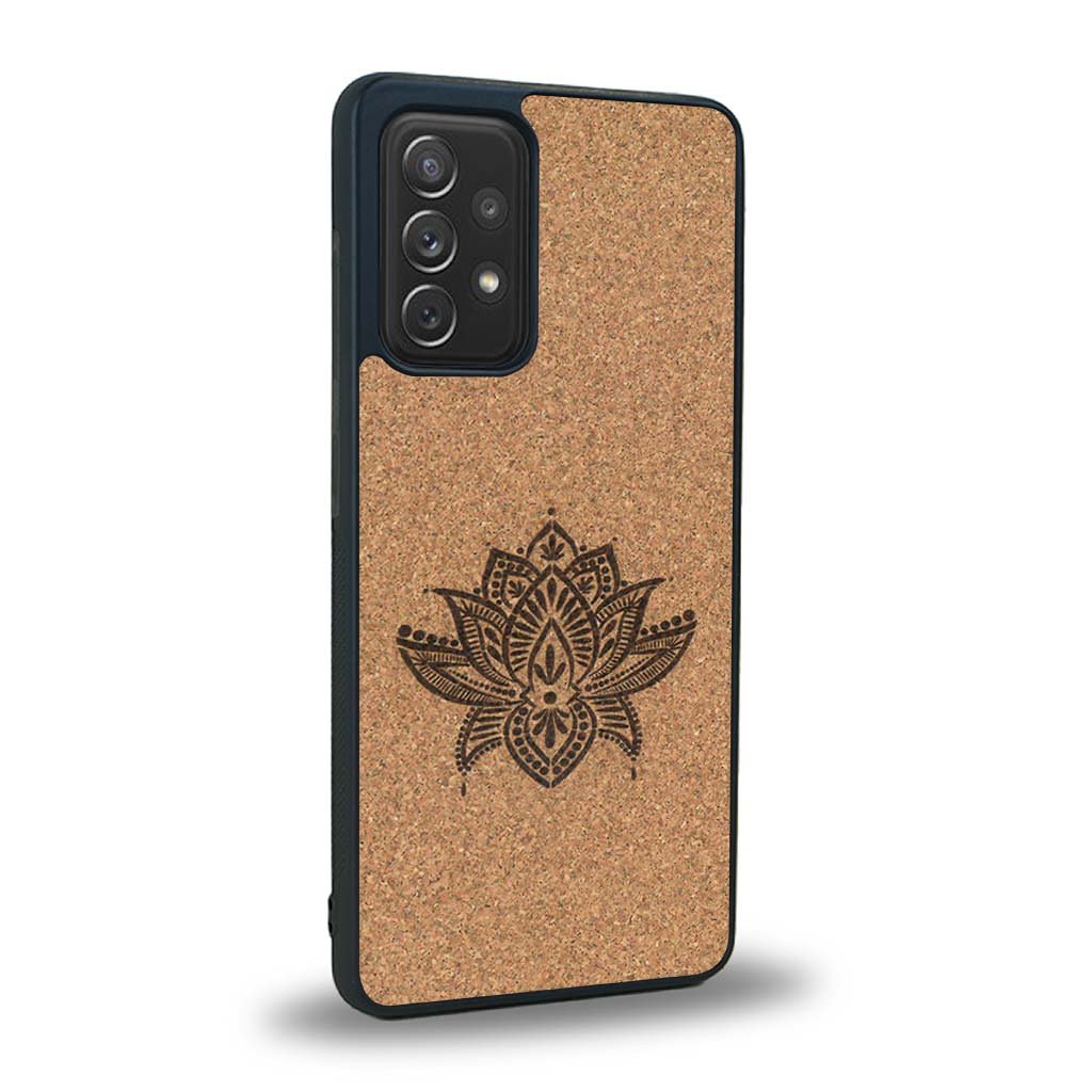 Coque Samsung A52 - Le Lotus - Coque en bois