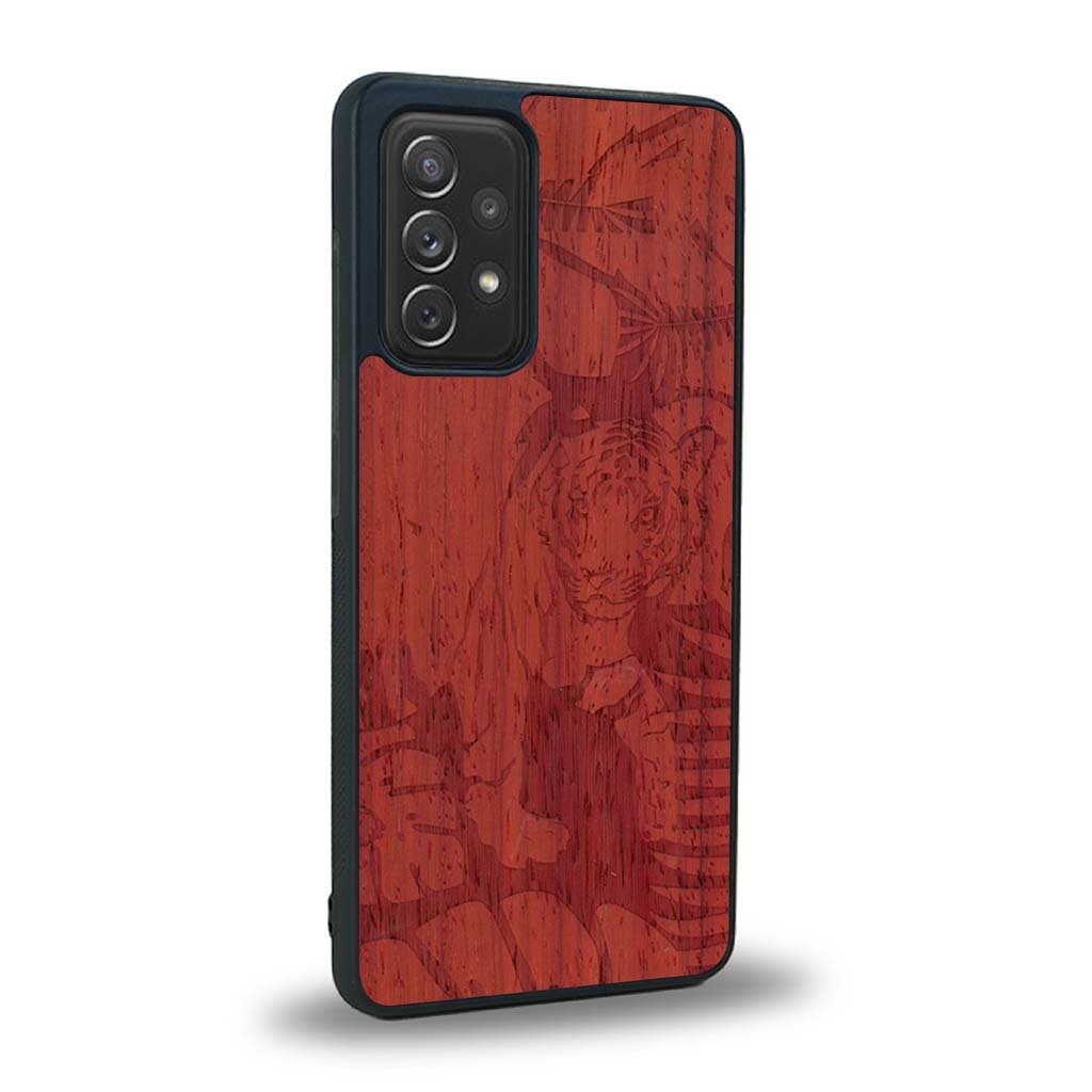 Coque Samsung A52 - Le Tigre - Coque en bois